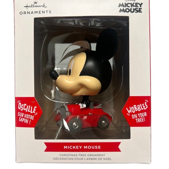 Hallmark Other - Mickey Mouse Disney Wobbles Ornament Hallmark 2021 Christmas Bouncing Buddy NEW